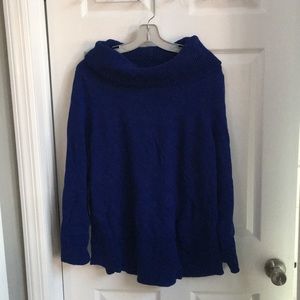 Blue charter club XL Cowl Neck Sweater